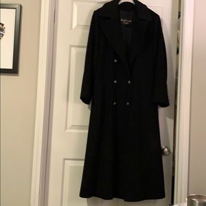 Black Wool Dress Coat